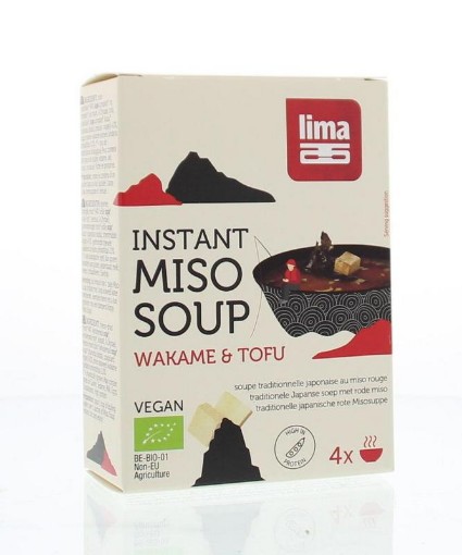 afbeelding van Lima instant miso soep wak tof
