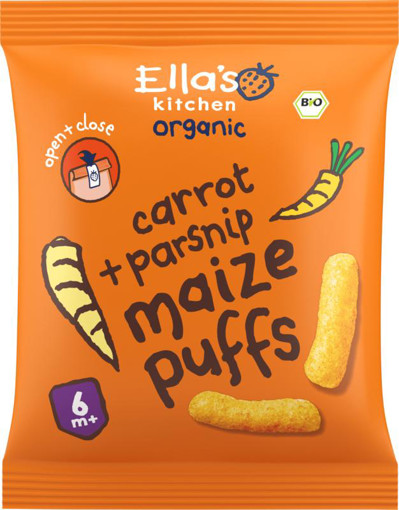 afbeelding van Maize puffs carrot/parsnip 6+ maanden