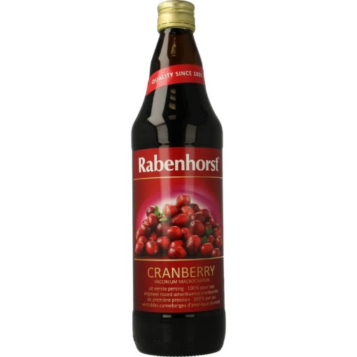 afbeelding van Rabenhorst cranberrysap puur