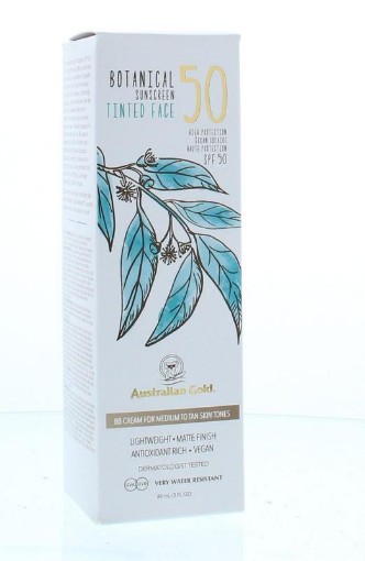 afbeelding van Medium tan tinted face lotion SPF50