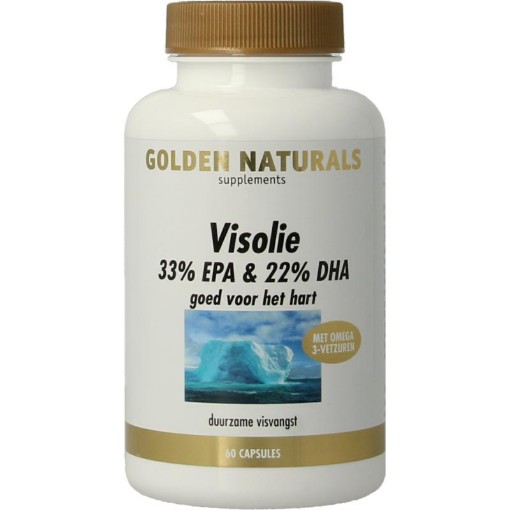 Golden Naturals Visolie 33% EPA 22% DHA 60 capsules afbeelding
