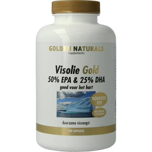 Golden Naturals Visolie 50% EPA 25% DHA 180 softgels afbeelding