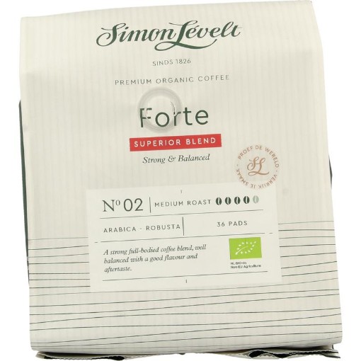 afbeelding van Cafe pads forte superior blend