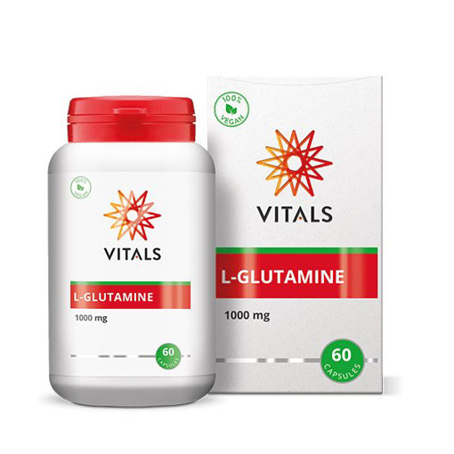 Vitals L-Glutamine 1000 mg 60 capsules afbeelding