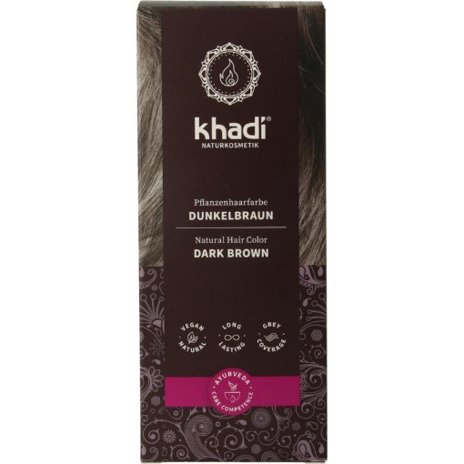 afbeelding van Khadi haarkl dark brown