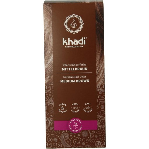 afbeelding van Khadi haarkl medium brown