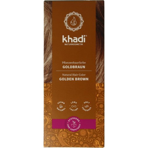 afbeelding van Khadi haarkl golden brown