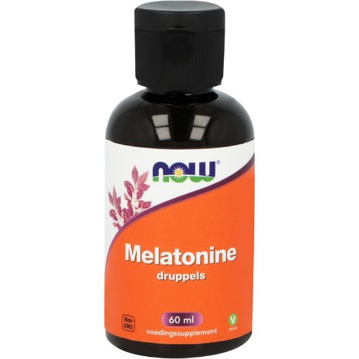 afbeelding van melatonine 149mcg druppels NOW