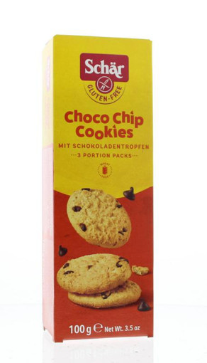 afbeelding van Dr Schar choco chip cookies