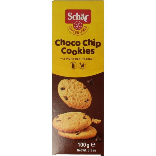 afbeelding van Dr Schar choco chip cookies