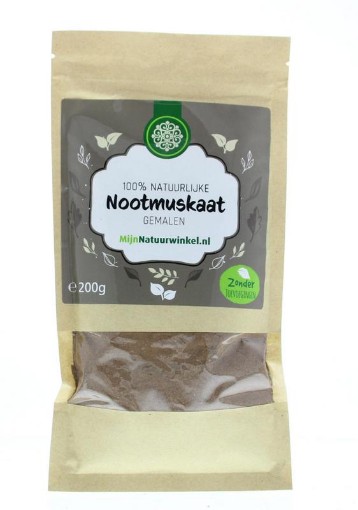 afbeelding van nootmuskaat gemalen