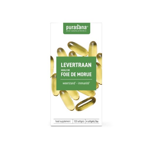 afbeelding van levertraan 270mg Purasana