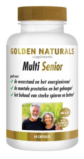 Golden Naturals Multi Strong Senior 60 capsules afbeelding