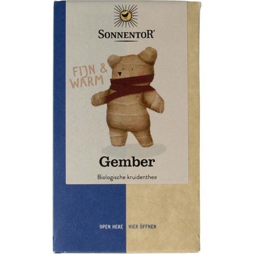 afbeelding van Sonnentor gember thee