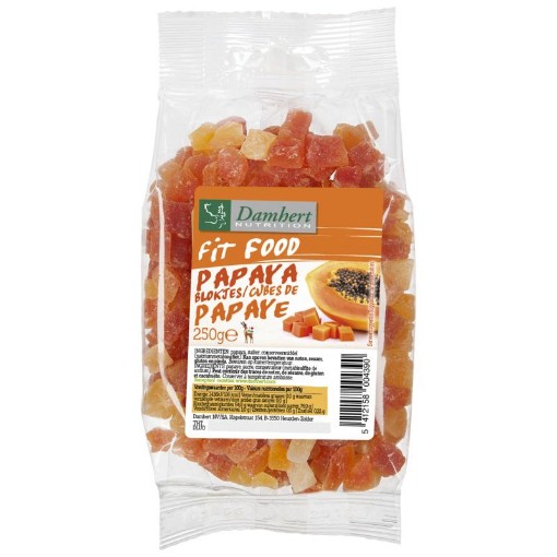 afbeelding van Damhert fit food papayablokjes