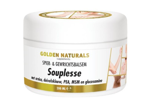 Golden Naturals Souplesse Spier & Gewrichtsbalsem 200ml afbeelding