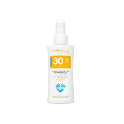 afbeelding van sun spray spf30 gev huid bio