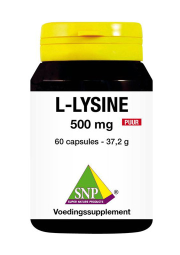 afbeelding van l-lysine 500mg puur