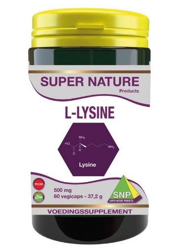 afbeelding van l-lysine 500mg puur