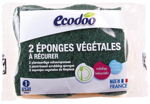 afbeelding van Ecodoo scrubspons plantaardig
