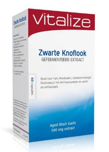 afbeelding van zwarte knoflook geferment extr