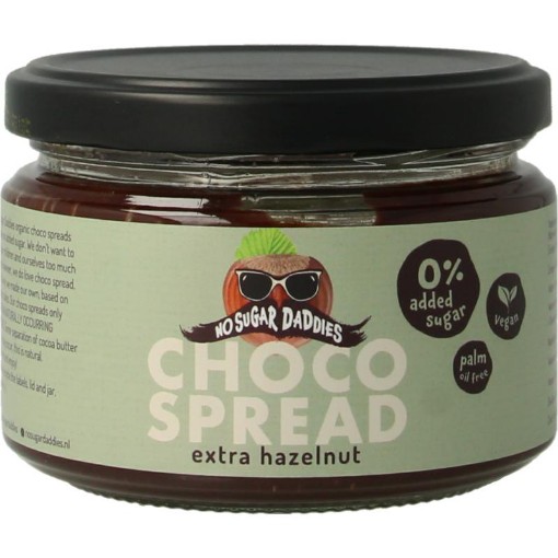 afbeelding van chocopasta hazelnoot no sugar