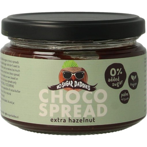 afbeelding van chocopasta hazelnoot no sugar