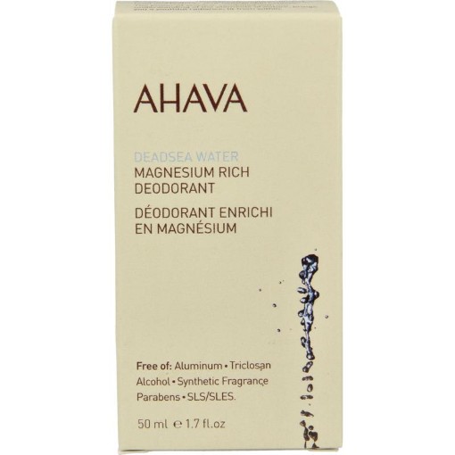 afbeelding van Ahava woman deo magnesium rich