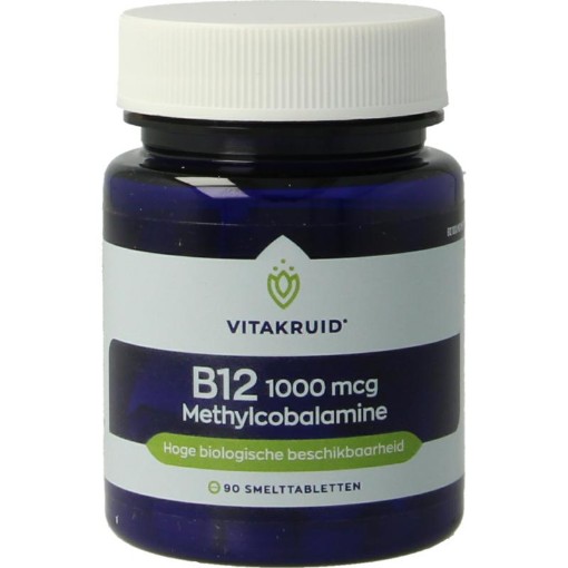 afbeelding van Vitamine B12 1000 mcg methyl cobalamine