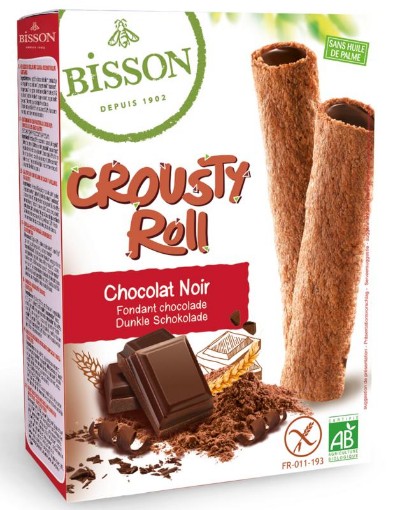 afbeelding van crousty roll pure chocolade