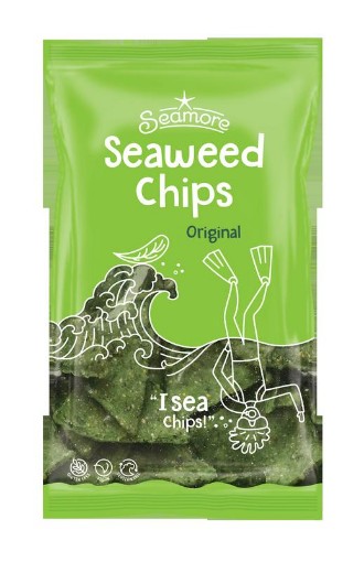 afbeelding van zeewier tortilla chips