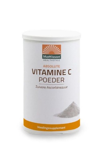 afbeelding van vitamine c ascorbinezuur matt