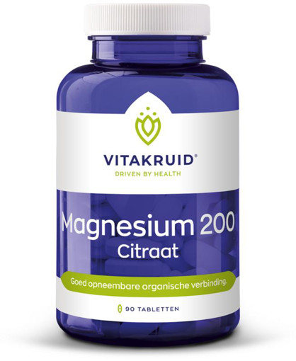 afbeelding van magnesium 200 citr Vitakruid