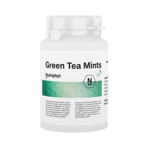 afbeelding van green tea mints Nutriphyt