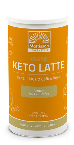 afbeelding van vegan keto latte instant matt