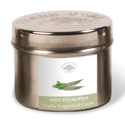 afbeelding van geurkaars mint eucalyptus