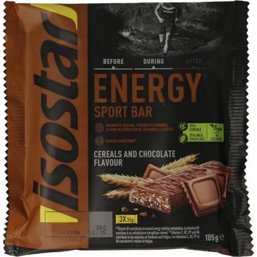 afbeelding van Isostar reep choc high energy