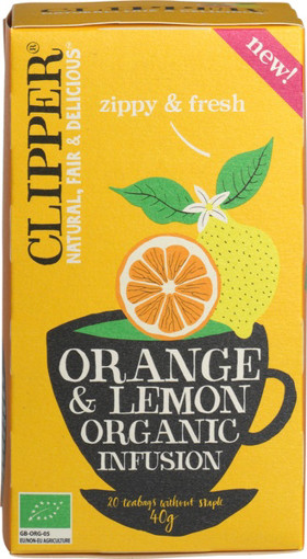 afbeelding van Clipper orange & lemon infusio