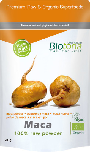 afbeelding van Biotona maca raw powder