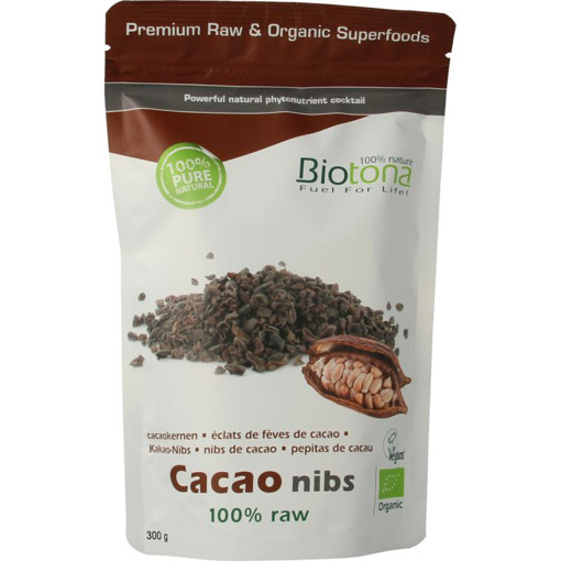 afbeelding van Biotona cacao raw nibs