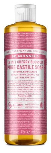 afbeelding van Bronners liquid soap ch blosso