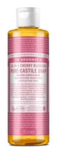 afbeelding van Bronners liquid soap ch blosso