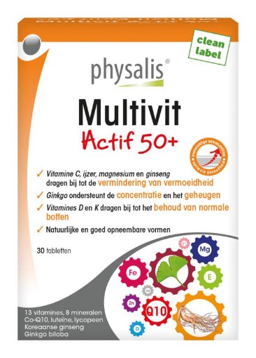 afbeelding van Multivit actif 50+