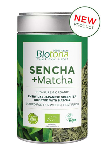 afbeelding van Biotona sencha + matcha