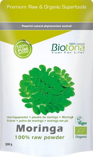 afbeelding van moringa raw powder