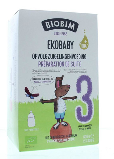 afbeelding van Ekobaby 3 opvolgzuigelingenvoeding 10+ maanden