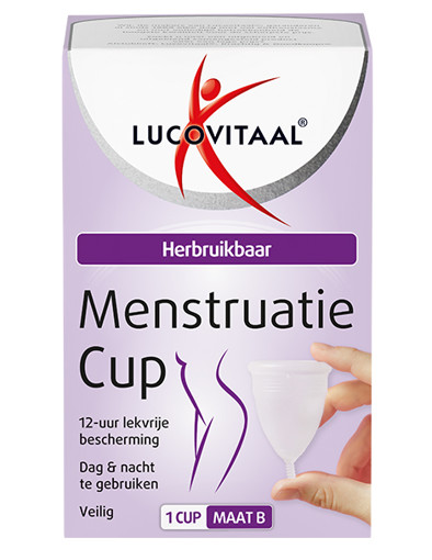 afbeelding van menstruatie cup maat b pk