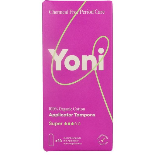 afbeelding van Yoni tampons super applicator