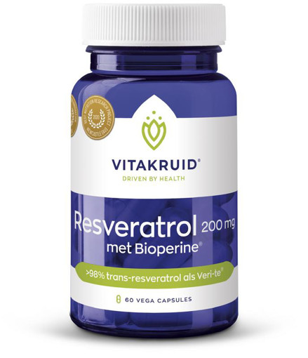 afbeelding van resveratrol 200mg b Vitakruid