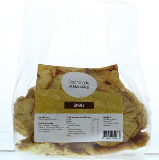 afbeelding van ananas ringen gedroogd